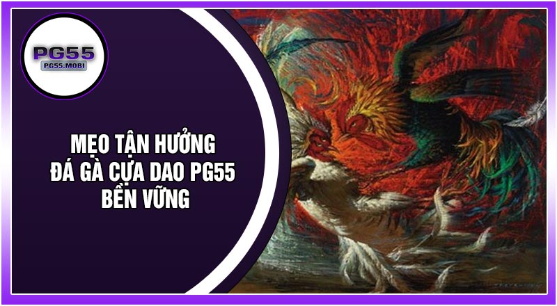 Mẹo Tận Hưởng Đá Gà Cựa Dao PG55 Bền Vững